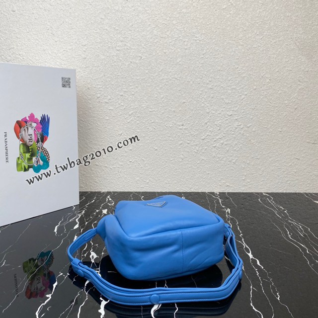 Prada專櫃新款小號菜籃子包 1BA359 普拉達軟羊革菜籃子手袋手提肩背女包 csp1698